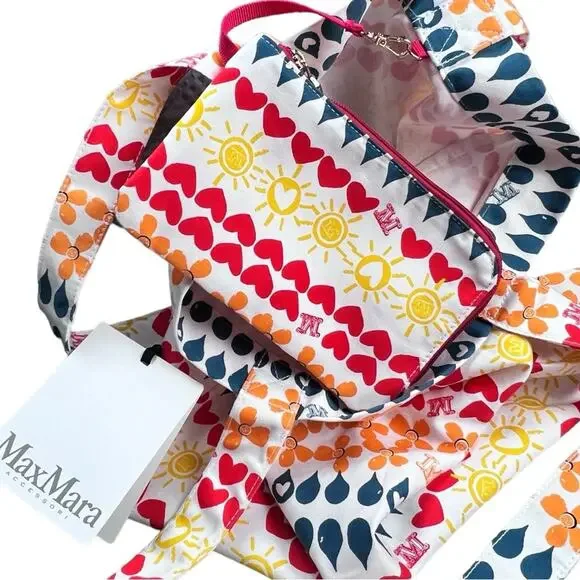 NEW MaxMara Mon Couer (My Heart) Limited Edition Tote, Multicolor - Picture 4 of 6